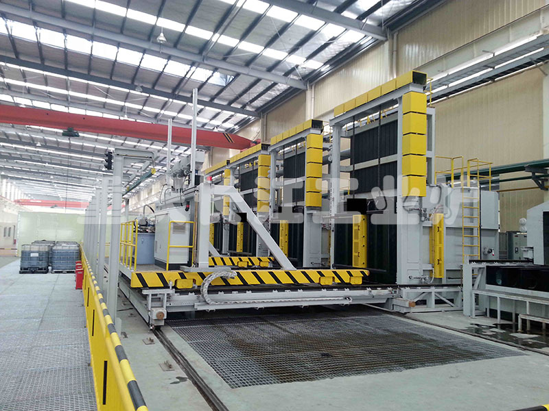 3噸叉車式箱式爐智能調(diào)質(zhì)生產(chǎn)線對